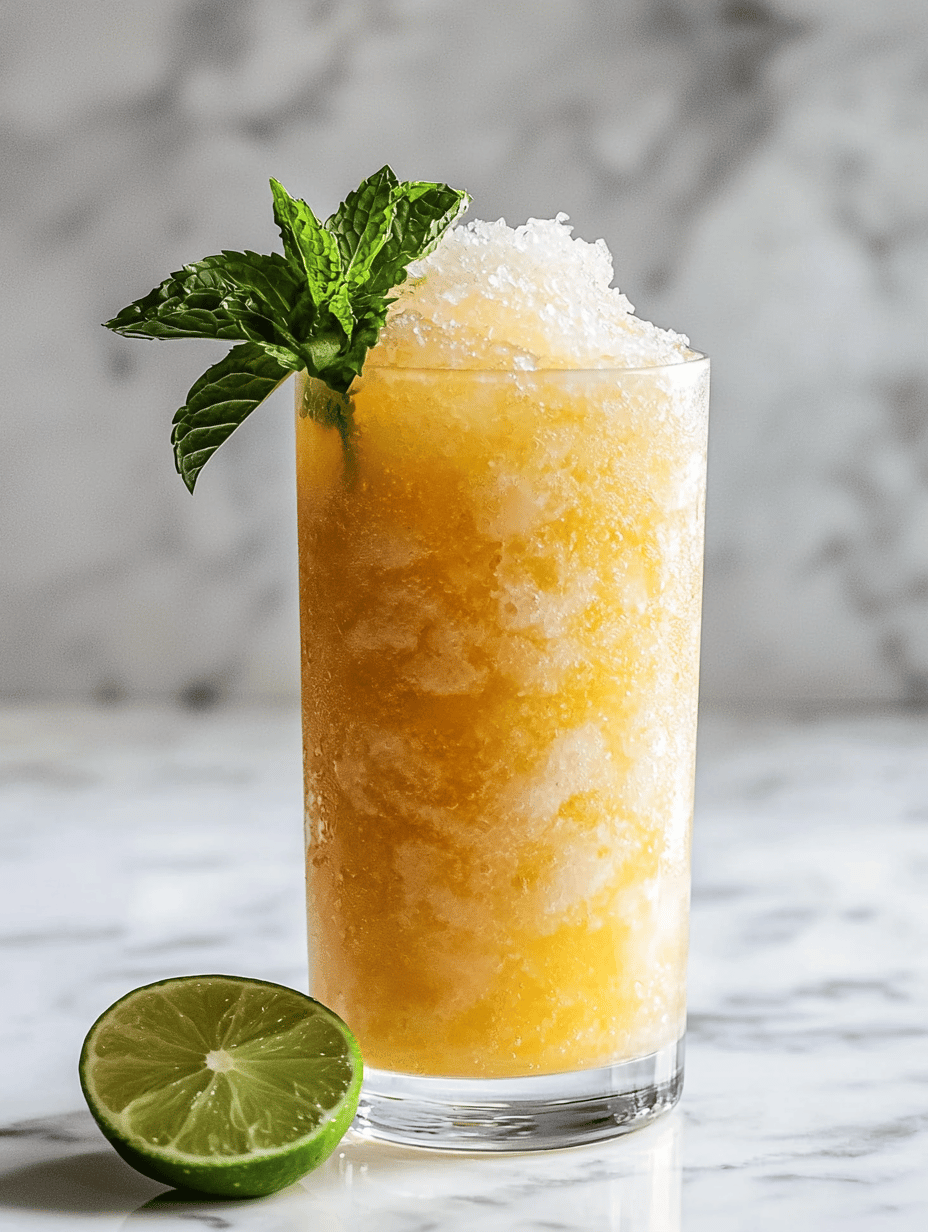 Tropical Rum Slushie: A Frozen Escape You Can’t Resist