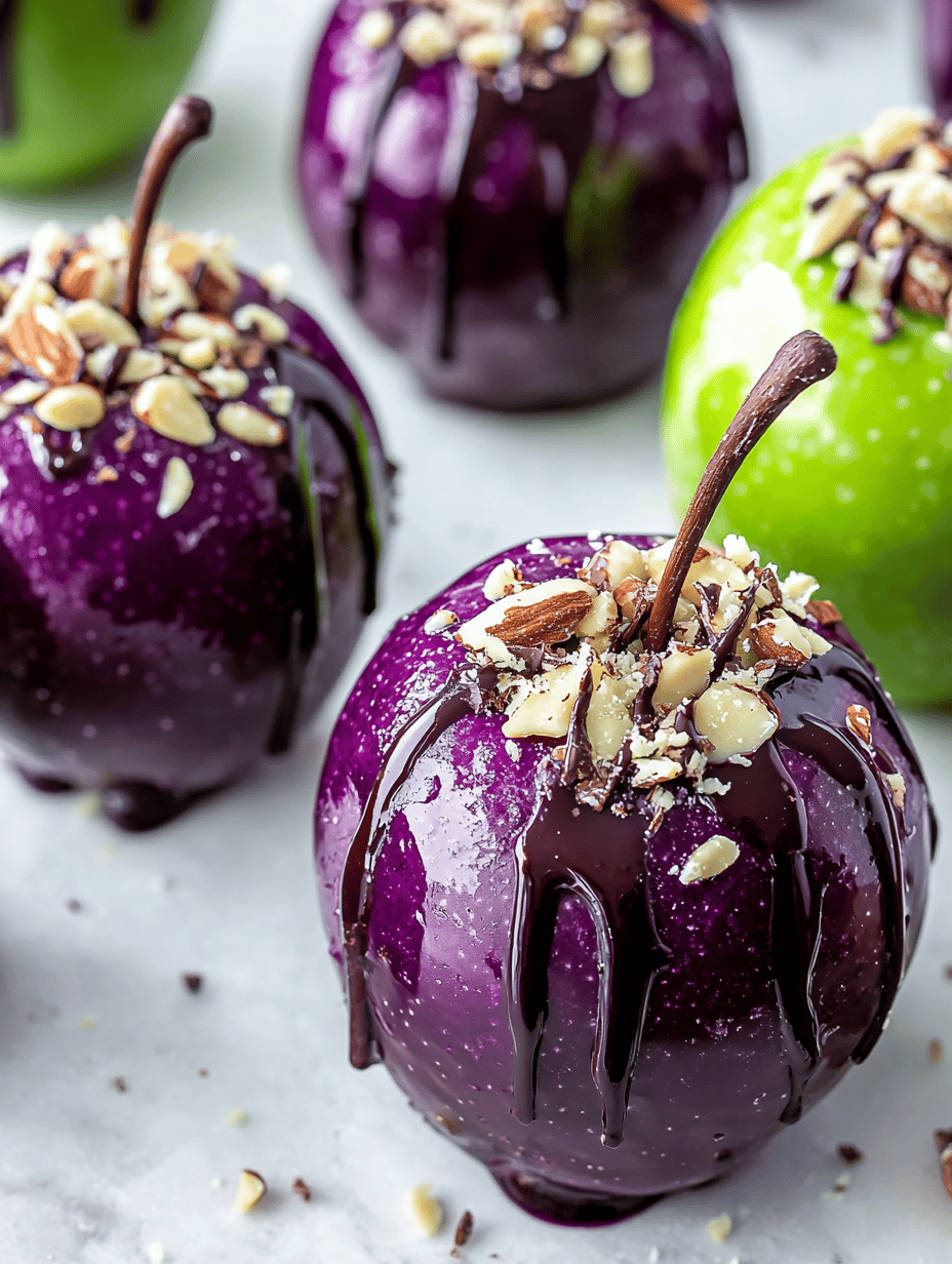 Beware the Enchanted Caramel Apples: Halloween Poison Toffee Surprise