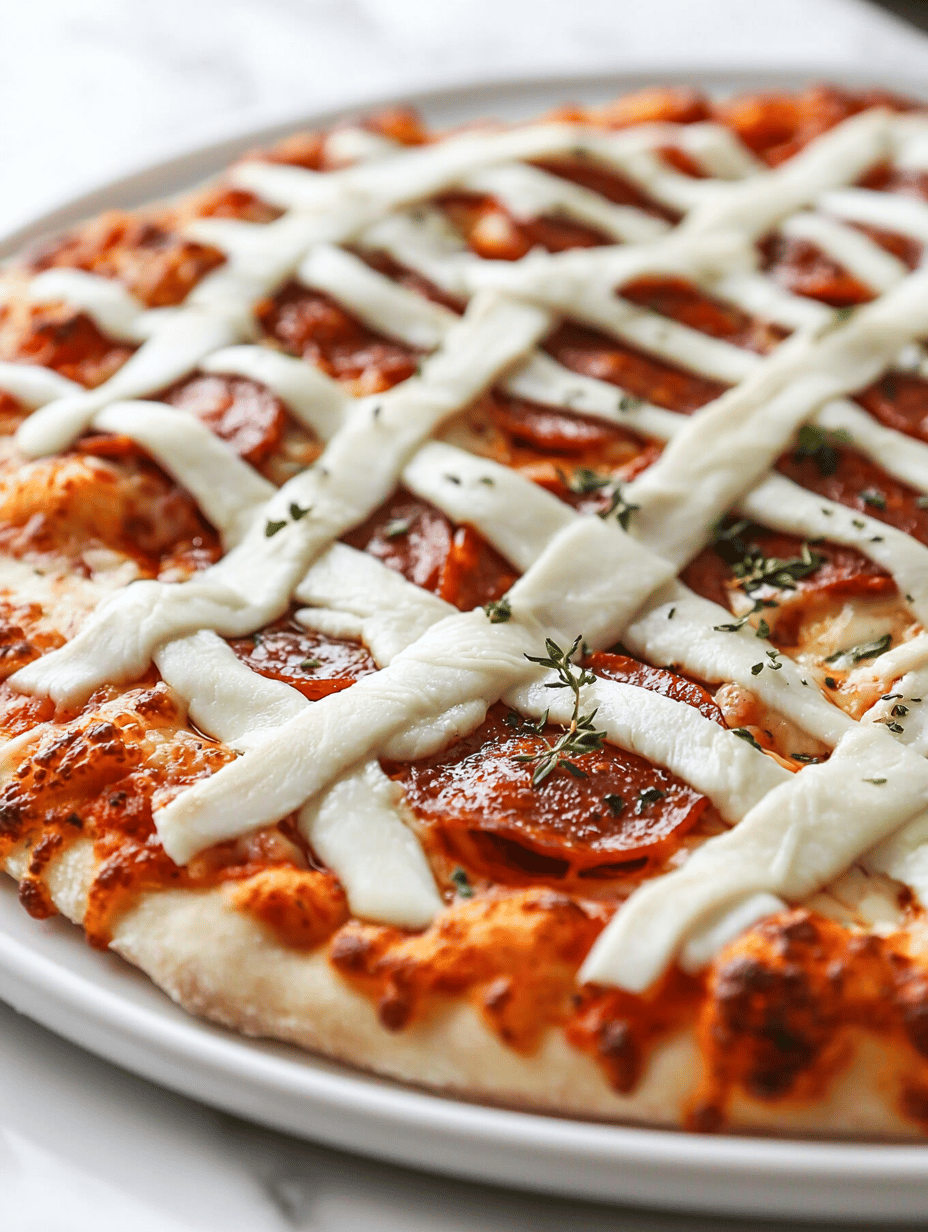 Creepy-Cute Halloween Mummy Pizza That Spooks & Delights