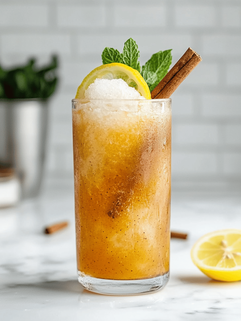 Chill with This Unusual Iced Tea Slushie Twist