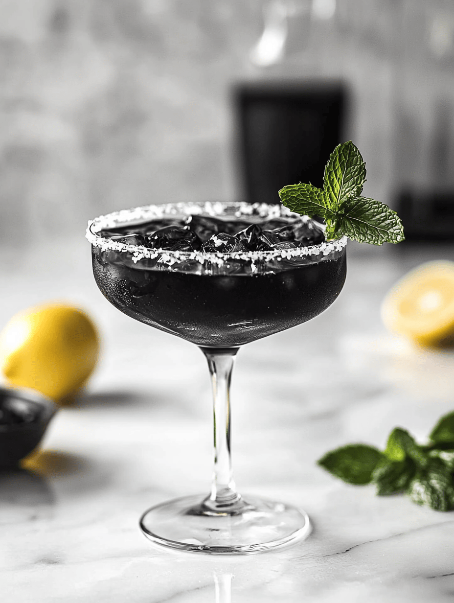 Enchanting Black Magic Margarita: A Spooky Sip for Halloween