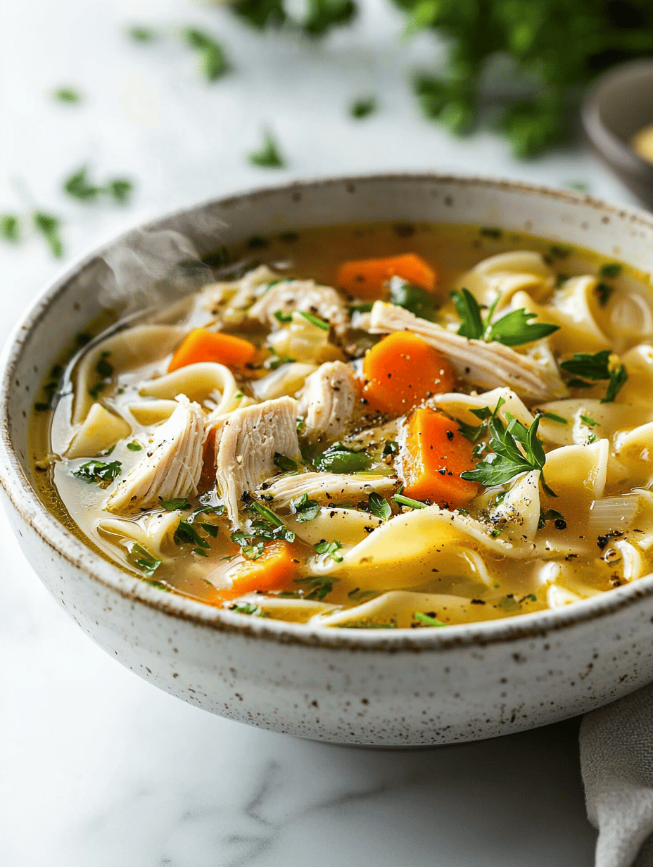 Reviving Nostalgia: The Cozy Power of Chicken Noodle Soup in a Modern Kitchen
